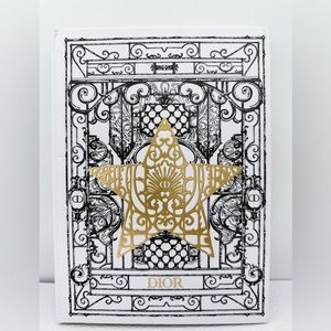 RARE Dior Gold Star Holiday Notebook Hardcover with Gilded Edges and Lined Pages